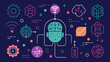 © JahidulHasan - Artificial intelligence and machine learning concept illustration, showcasing interconnected neural networks and technology