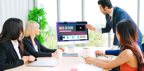 Website design software provide modish template for online retail business and e-commerce