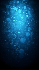 Canvas Print - Blue Grainy Gradient Background with Noise and Texture Effects