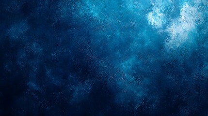 Canvas Print - Blue Gradient Background with Grainy Texture and Noise Effect