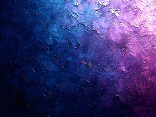 Canvas Print - Dark Blue and Purple Gradient Background with Grainy Texture