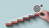 Achieve your goals by building a successful path one step at a time, with a clear target