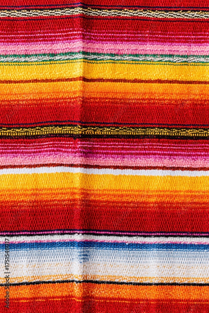 Spanish Color Gradient Textile Pattern Authentic Hispanic Heritage Mexican Textile Pattern with Vibrant Woven ...