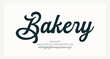 © Empire - Bakery typography beauty fashion elegant minimalist serif italic fonts decorative wedding vintage retro logos. Minimal luxury font alphabet logo. Vector illustration