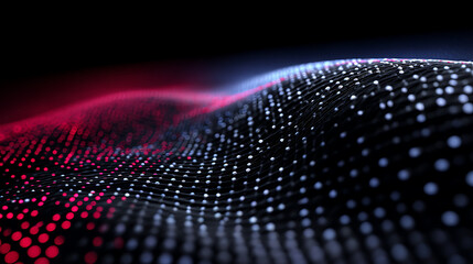 Wall Mural - Abstract immersive multi-sensory dynamic background for ar interface with toucha