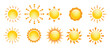 © Asim - sun clipart set.