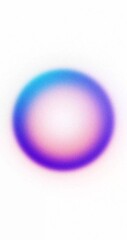 Wall Mural - Abstract animated looping background, Gradient violet, pink and blue ring shape with nosie texture on white background