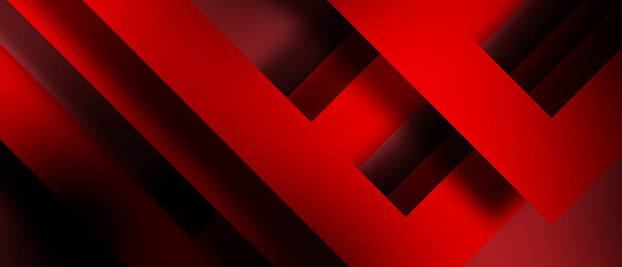 Wall Mural - red abstract background geometry shine and layer element