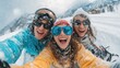 © Johannes - crazy happy friends having fun with sledding on snow high mountains  young millennial people making luge competition at white week vacation  winter sport and travel concept  focus on guys faces no lo
