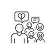 © Ilusi_design - People expressing various emotions and social interactions.