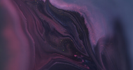 Wall Mural - Blur water background. Ink color. Defocused purple blue cloud texture wave liquid chemical fluid floating on ethereal abstract art.