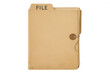 © Sandra - Manila file folder with file label, old paperwork and confidential document concept, transparent background