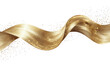 © Fauzi - Flowing gold ribbon with sparkling accents on a dark background