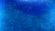 © Quarta - Digital data network grid glowing on a cyber blue bg
