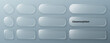 © marruu - Set of glass morphism elements. Gui components set. Modern translucent design for ui ux web application. Clean buttons.