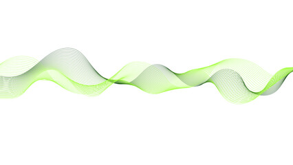 Wall Mural - Smooth sine wave design element in light colors.
Modern technology and data stream visualization.