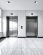 © Jaman - Elevator Doors in Modern Building - A Study in Minimalism.