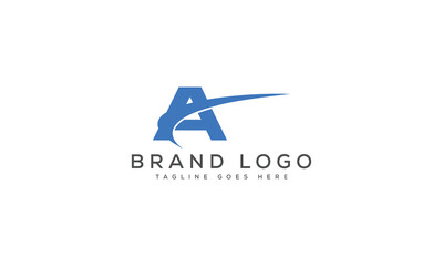 letter A logo design vector template design for brand.