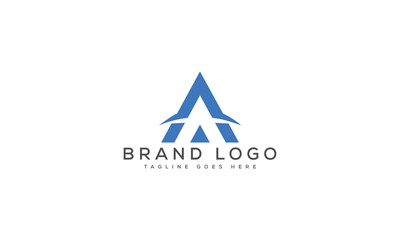 letter A logo design vector template design for brand.