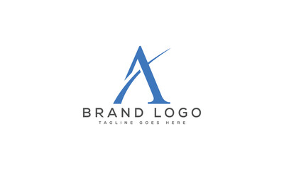 letter A logo design vector template design for brand.
