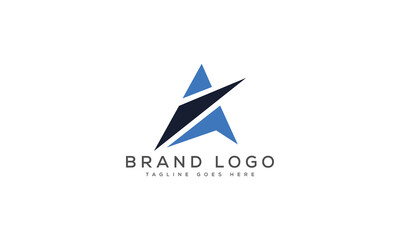 letter A logo design vector template design for brand.
