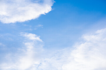 Wall Mural - nature and landscape concept with cloudy sky wit rainbow and moon in raining season