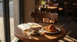 © Aquib - coffee and butter croissant