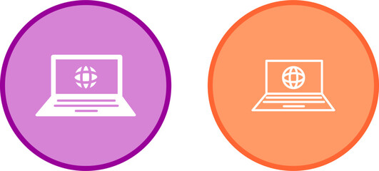 Wall Mural - Internet Vector Icon
