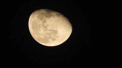 Wall Mural - Beautiful moon close up video.