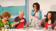 © Monkey Business - Group Of Retired Seniors Attending Art Class In Community Centre With Teacher
