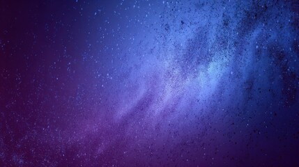 Deep galaxy-inspired gradient of dark blue and purple, glowing softly with granular texture and digital grain