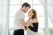 © Bliss - Casual moments of love between a redhead couple at home on a relaxing weekend