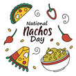 © tanvir - NATIONAL NACHOS DAY vector illustration