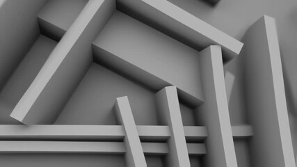 Abstract Geometric Composition - A Study in Lines and Shadows.