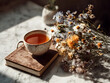 © Daniel - Herbal Tea Beside Journal on Marble Surface
