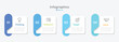 © Propakages - Business infographic timeline 4 steps template design. Timeline, Business presentation graph. Vector illustration.