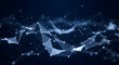 © Fareeda  - Abstract network background with connecting dots and lines, technology concept, big data visualization, artificial intelligence, and neural network