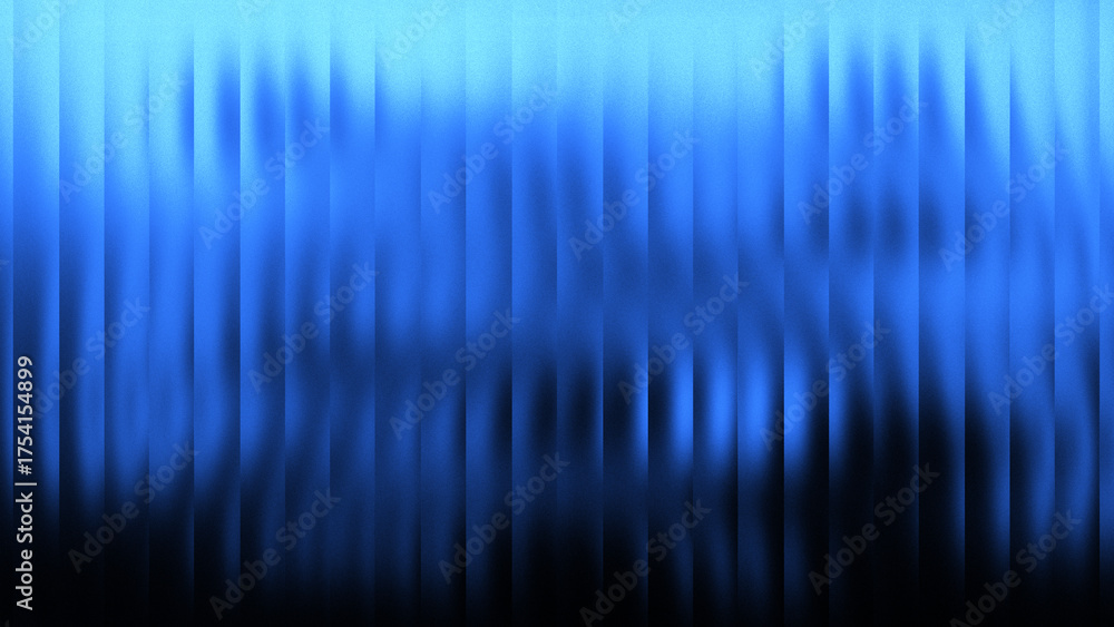 Distorted Color:blue Vibrant neon glass refraction background with smooth motion blur and ...
