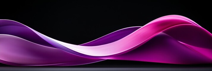 Canvas Print - Radiant Light Streams Dance in Shadows, Creating a Fluid Composition of Colorful Elegance