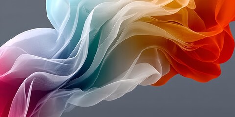 Canvas Print - Stylish Abstract Background with Flowing Textures and Colorful Gradients for Creative Use.