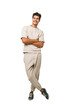 © Asier - Young caucasian man full body isolated on white background