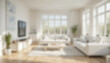 © AlphaHan - Blurred bright Scandinavian-style living room for professional virtual background
