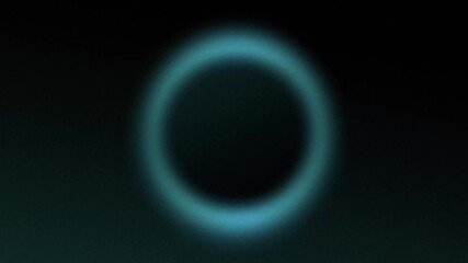 Wall Mural - Abstract looping animated background, Shifting green ring shape with noise texture