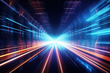 Wall Mural - Light Trail Futuristic light backgrounds futuristic.