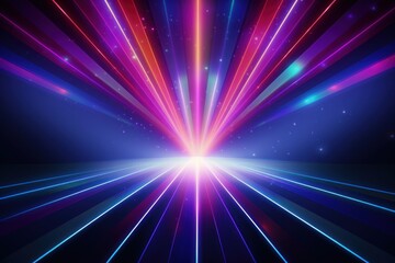 Wall Mural - Retrowave shooting star backgrounds abstract light.