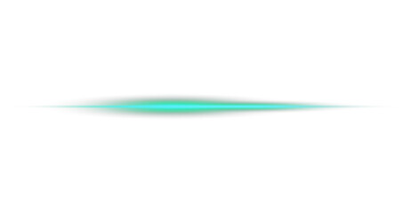 Wall Mural - Cyan Blue Light Line Transparent Background Glowing Element