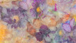 © Milou Dirks - abstract photograph of flowers frozen (zinnia, cosmos, dahlia) in ice resulting in an ethereal, painting-like  abstract effect