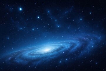 Wall Mural - Stunning galaxy in deep space.