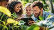 © QAISAR - Engaging young minds with innovative outdoor learning using technology, fostering curiosity and connection with nature in vibrant, sunny educational settings
