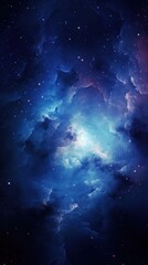 Wall Mural - Galaxy in black wallpaper astronomy universe nebula.